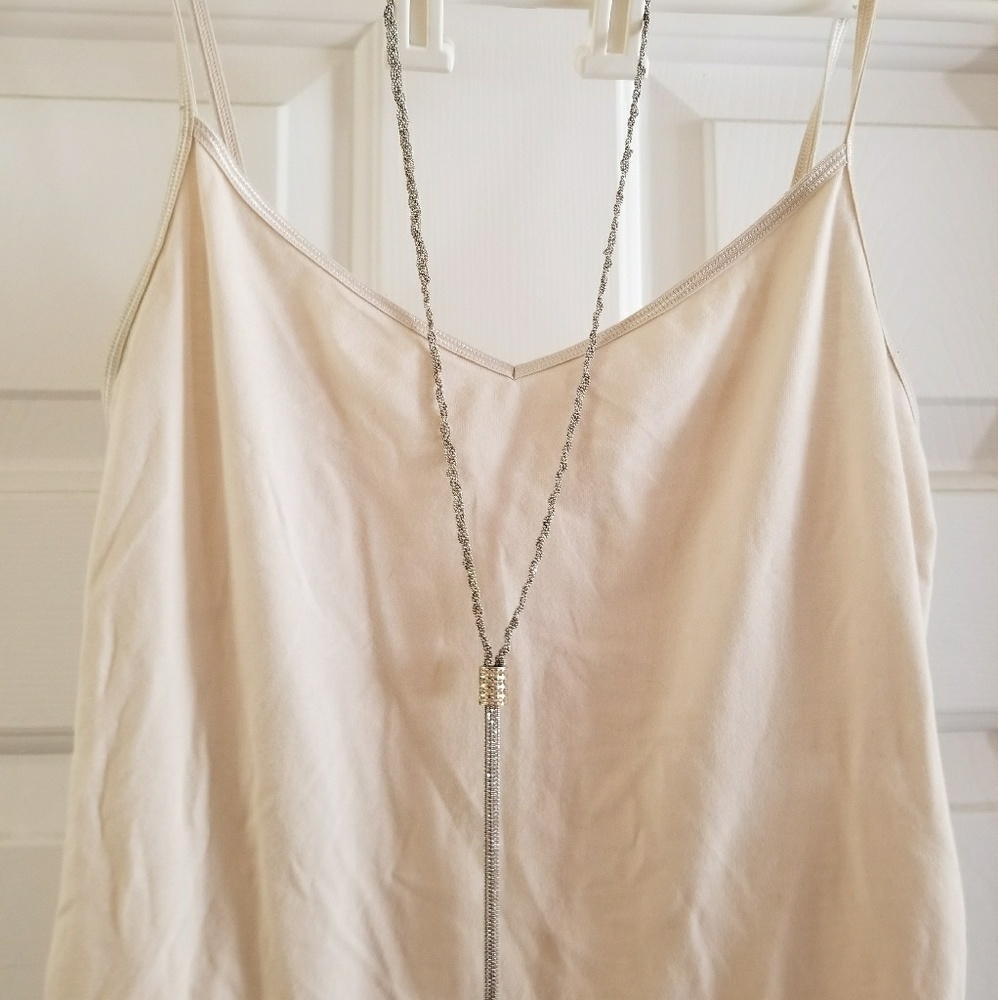 Silver sparkle necklace